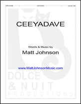 CEEYADAVE SATB choral sheet music cover